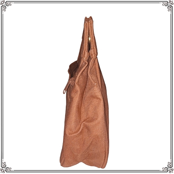 Vintage Light Brown Canvas Handbag - Picture 4 of 7